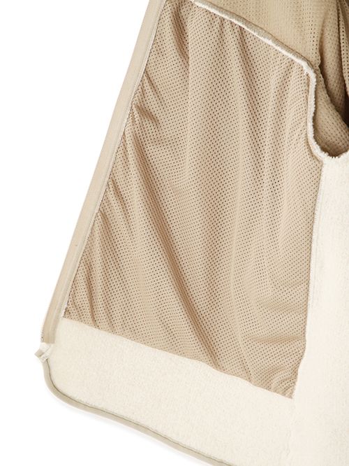 ニットブルゾン - "KNIT BLOUSON - Alpaca/Wool -" WHITE