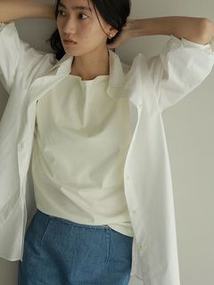 エンブロイダリーシャツ - WHITE