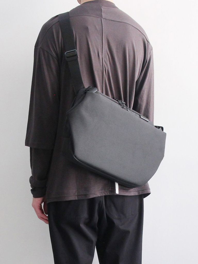 cote&ciel - RISS - ECO YARN Black - メッセンジャー / ボディバッグ 