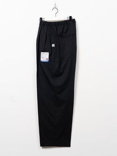 ウォッシャブルウールスラックス パンツ / WASHABELE WOOL PANTS (BLACK)