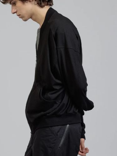 ジップブルゾン - Jersey Zip Blouson A / BLACK