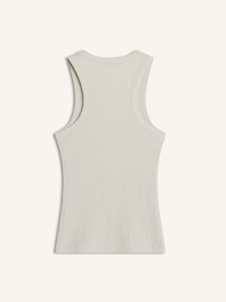 【レディース】 ベイビー フォックス リブ タンクトップ (mineral gray)