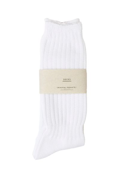 ロング ルーズ ソックス / 靴下 - LOOSE LONG SOCKS WHITE