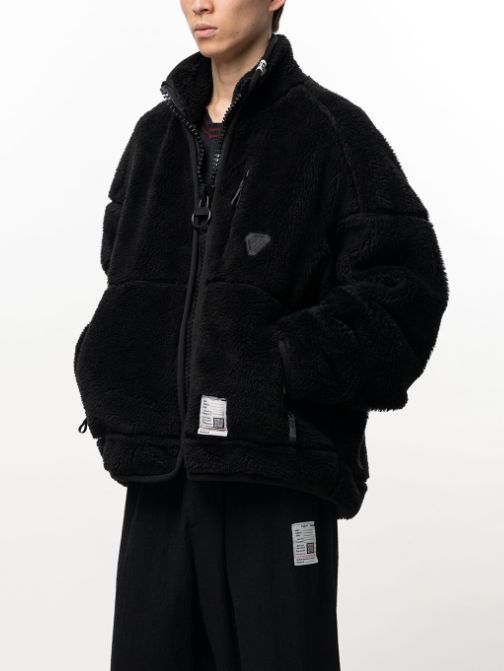 【26AW】 ワイドバッグボアブルゾン - Wide Back Boa Jacket - BLACK