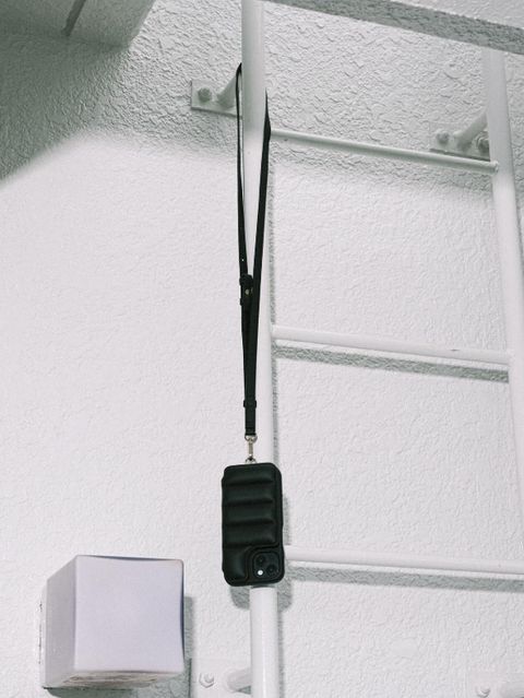 アイフォンケース レザーストラップ ｜STRAP 130cm (ブラック)