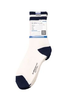 3足 パックソックス / 靴下 - 3-Pack Socks - BLUE × WHITE