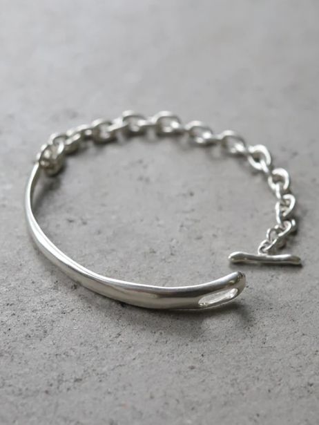カフチェーンブレスレット シンプル デザイン ユニセックス アクセサリー