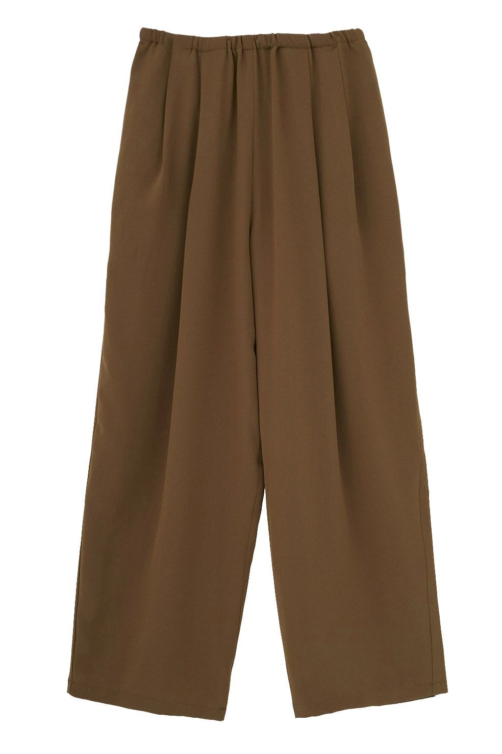ドローストリングルーズタックパンツ - DRAWSTRING LOOSE TUCK PANTS(BROWN)