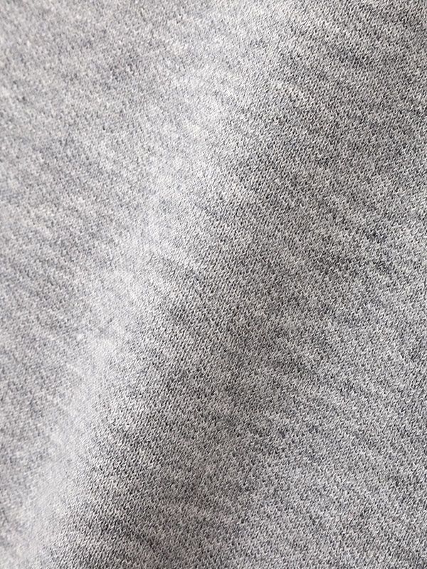 Wフェイスブラウジングニットプルオーバー - GREY