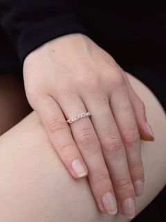 レンジリング SV シルバーカラー 指輪 シンプル ユニセックス アクセサリー