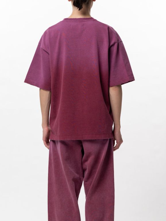 ディストレスト Tシャツ - Sun Faded Like Distressed Pocket T-shirt (RED)