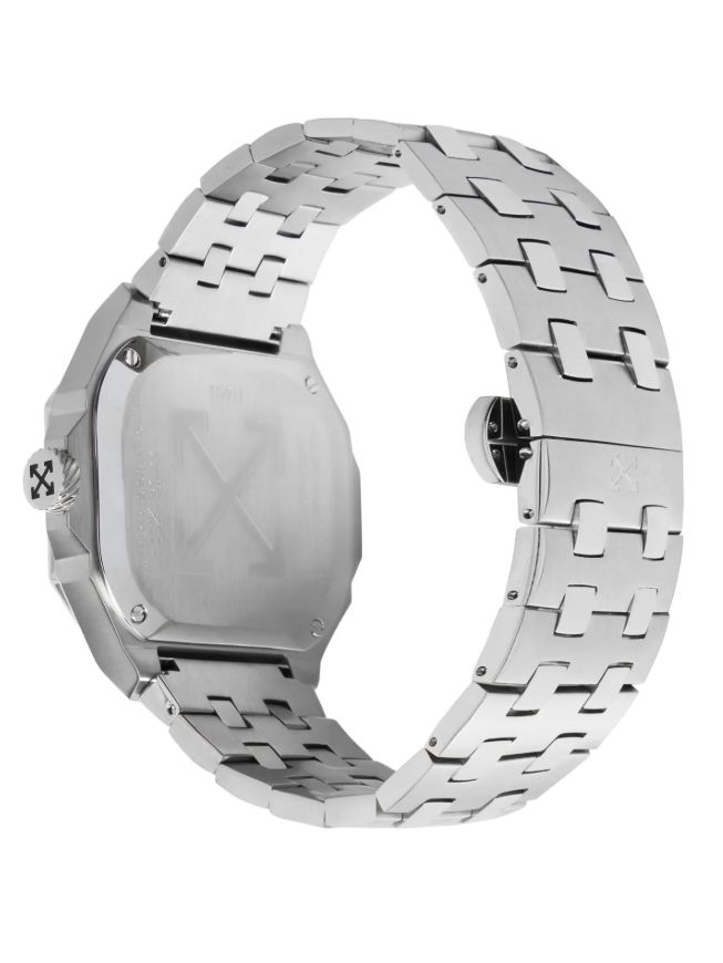 【HEAVY DUTY】 クオーツ式 腕時計 / ステンレスベルト ウオッチ (SILVER)