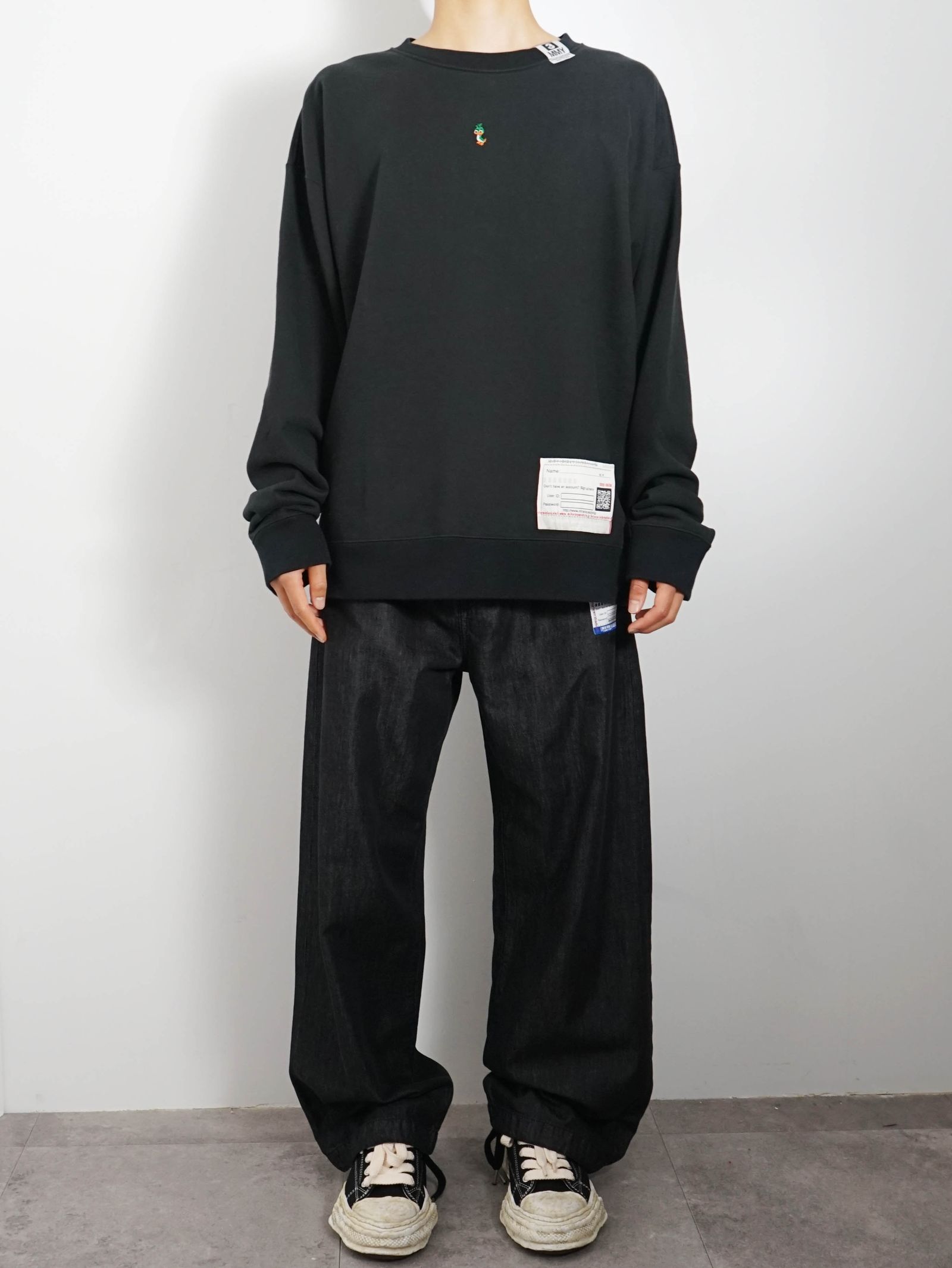 ★MIHARAYASUHIRO★ダックエンブロイダリー スウェットシャツ ☆MIHARAYASUHIRO☆ダックエンブロイダリー スウェットシャツ