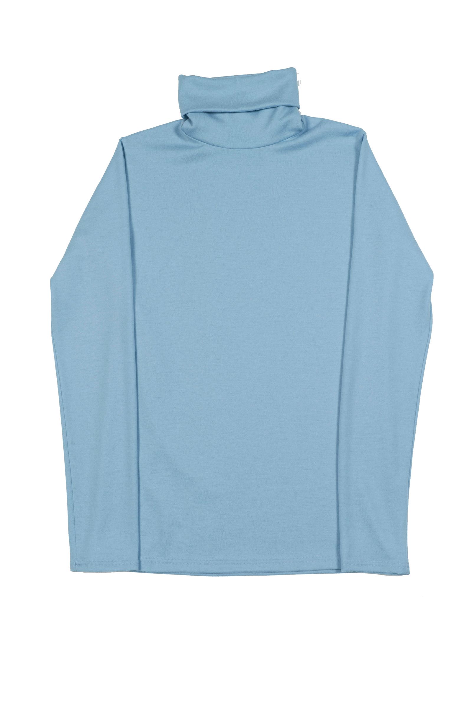 ウォッシャブル ウール タートルネック カットソー  - Washable Wool Turtle Neck GREEN