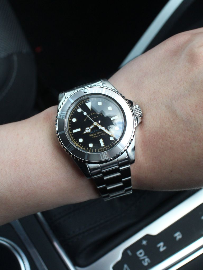 ずっと気になってた colloful-everyday店 ヴァーグウォッチカンパニー 腕時計 GRY FAD グレーフェイド 自動巻き  GF-L-001 シルバー