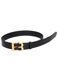 ”B”バックルベルト  -  BLACK × GOLD