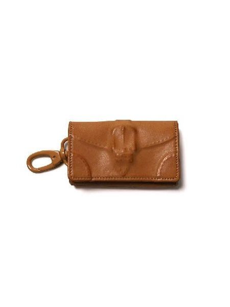 あぶり出しキーケース - Invisible Key Case - CAMEL