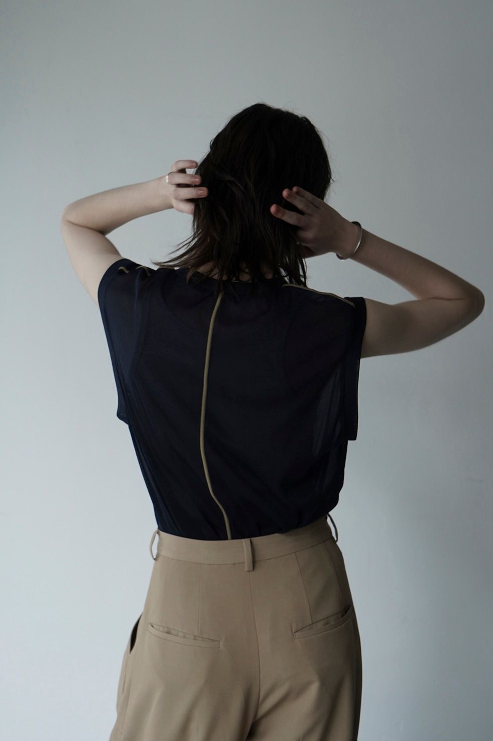 LINE SHEER N/S TOPS - NAVY