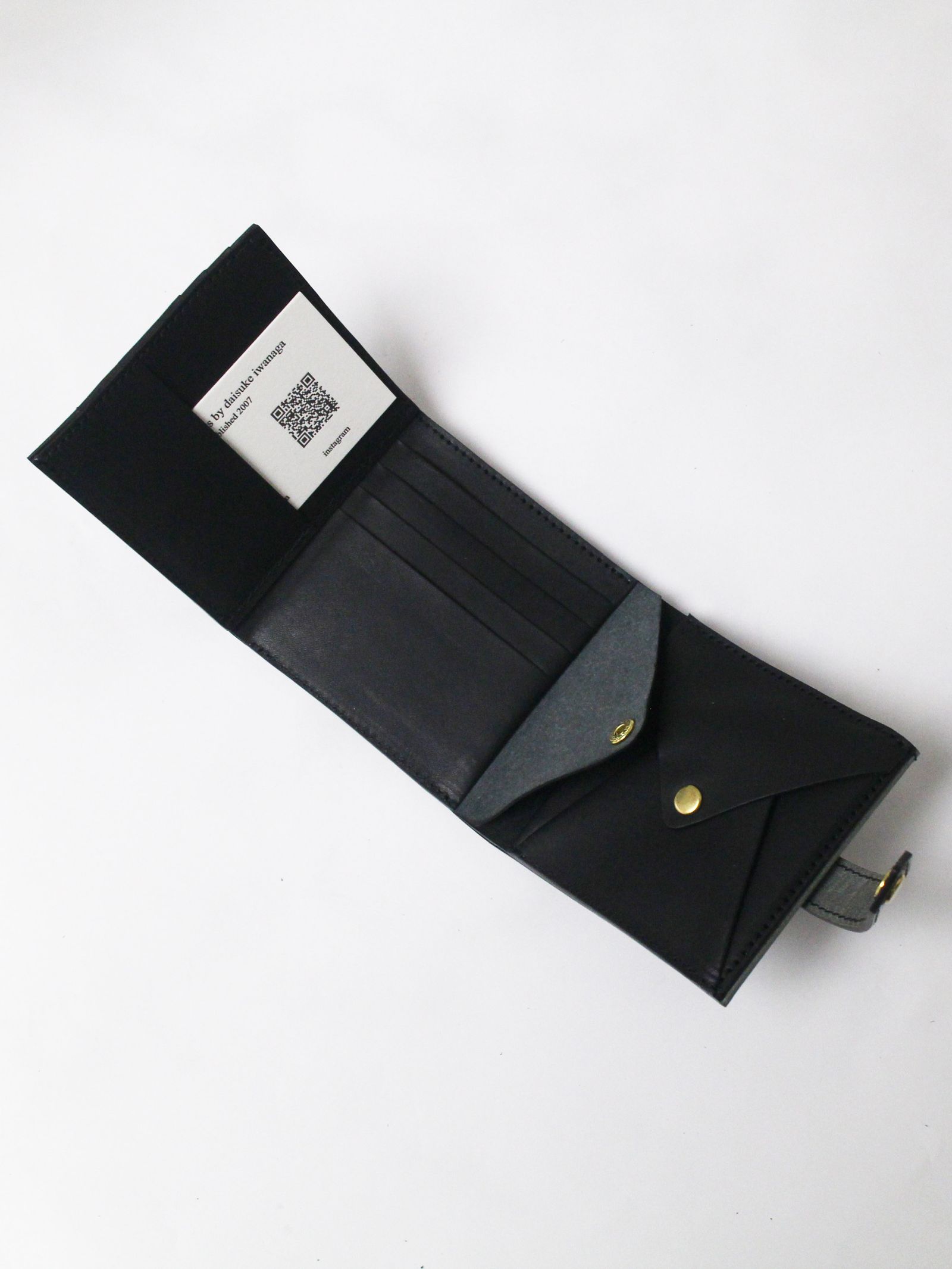 フォールド ウォレット - Fold wallet - BLACK