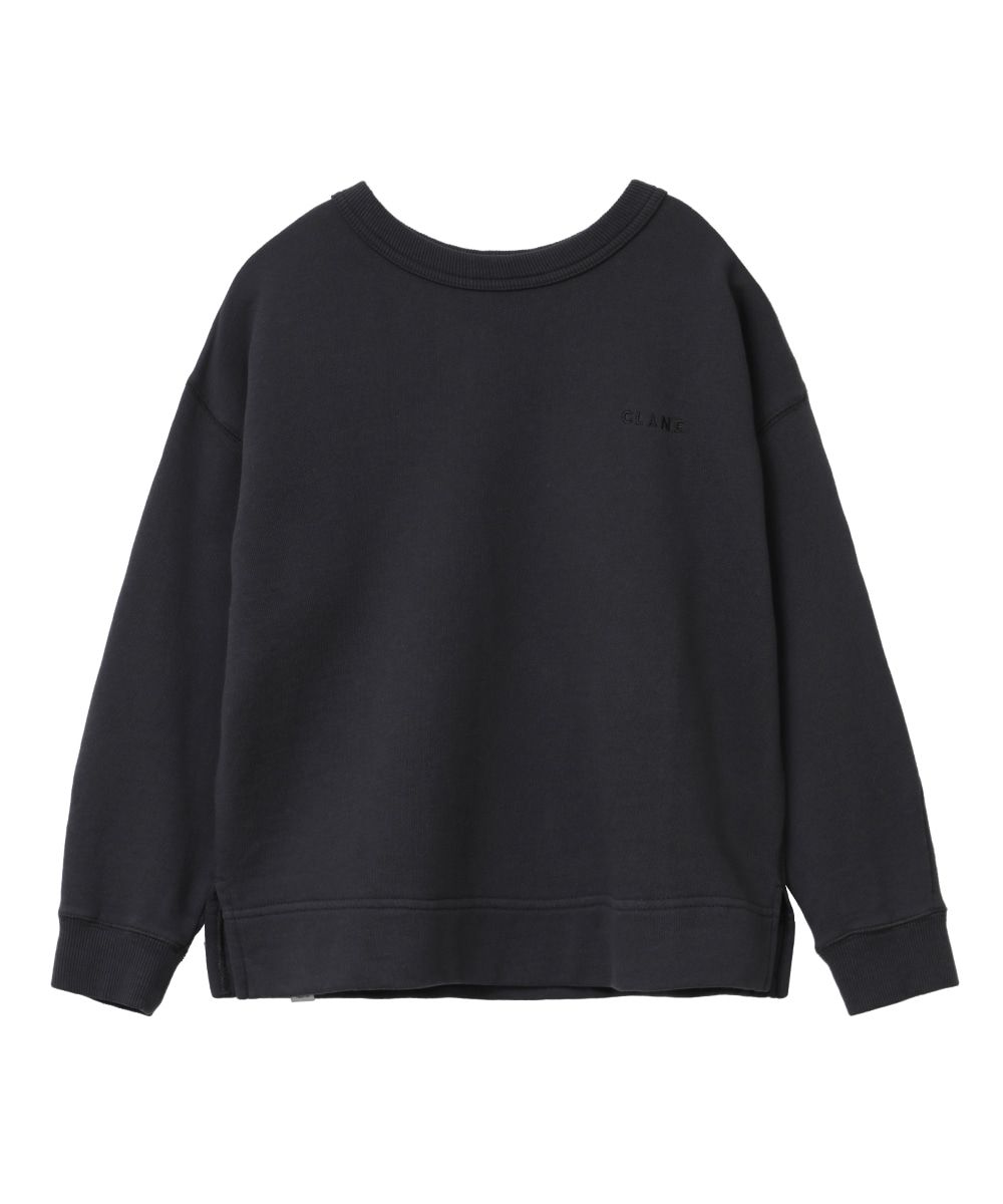 FRUIT OF THE LOOM×CLANE KIDS SWEAT CHARCOAL GRAY