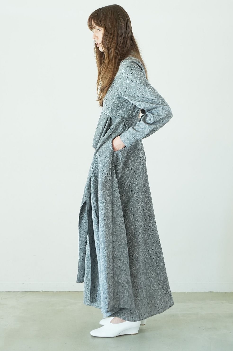 CLANE - ジャガードワンピース - 2WAY JAQUARD ONEPIECE - GREY ...