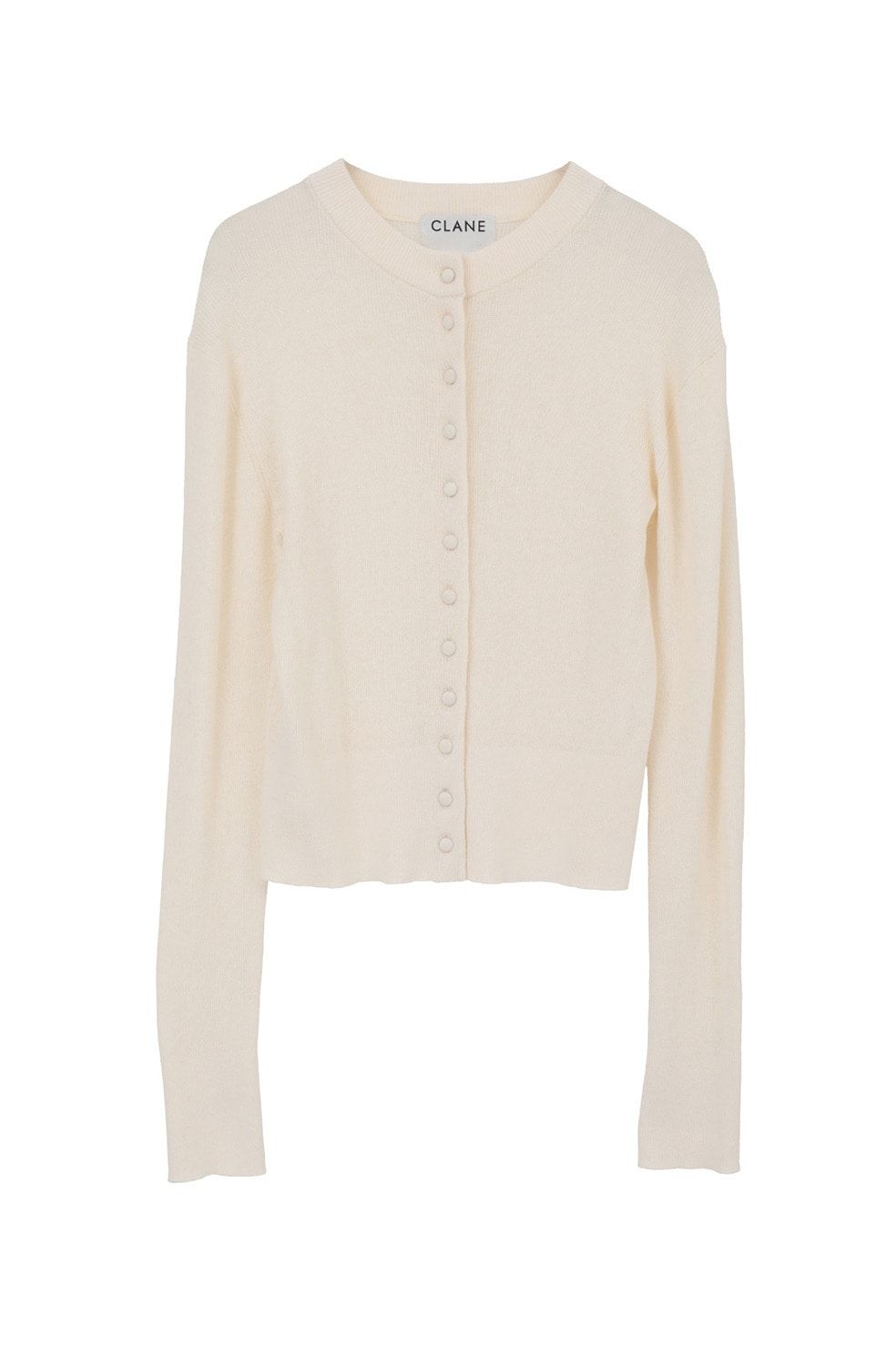 ニットカーディガン×タンクトップ セット -  BUTTON CARDIGAN TANK SET （IVORY)
