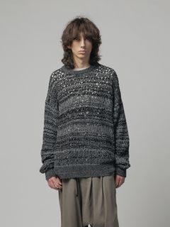 メッシュニット - GREY