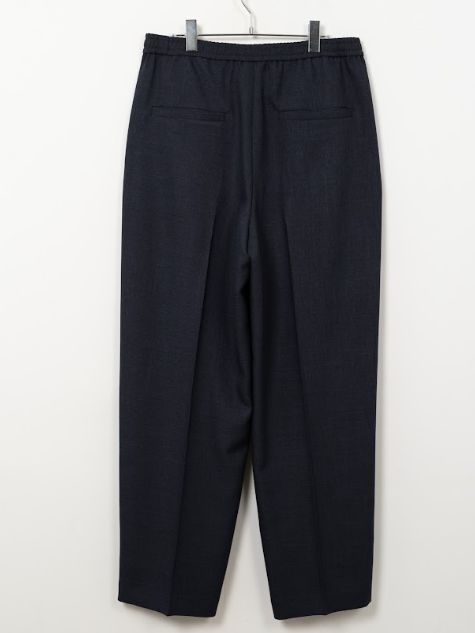 ウールスラックス - WOOLY SHARKSKIN TROUSERS (NAVY)