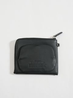 ジップウォレット&コインケース / 財布 - Zip Wallet & Coin Case - BLACK