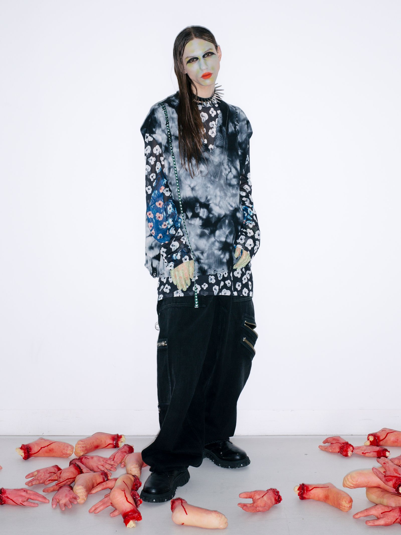 KIDILL - ニットベスト - KNIT VEST - COLLABORATION WITH rurumu: BLACK | ADDICT WEB  SHOP