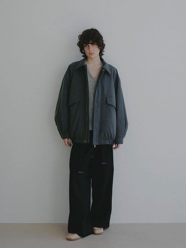 パディングワークブルゾン (GREY)