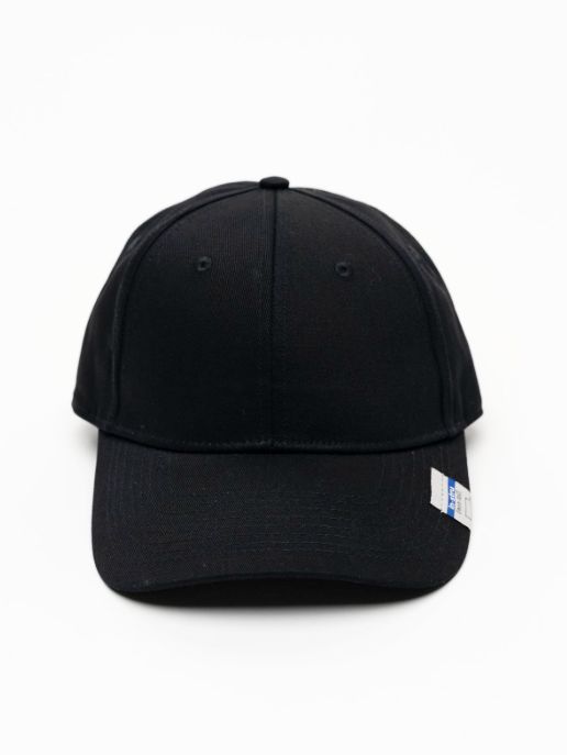 コットン ツイル 6パネル キャップ / Cotton Twill 6 Panel Cap (BLACK)