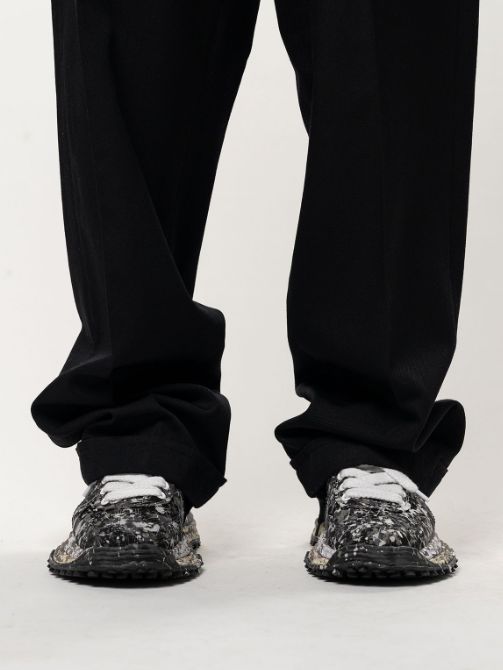 テーラード イージーパンツ - Tailored Easy Pants (BLACK)