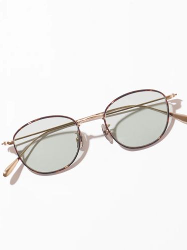 KOUGETSU（キョウゲツ） #6. CHAMPAGNE GOLD & AMBER × GREY GREEN to D.GREY(調光モデル) メガネ / サングラス