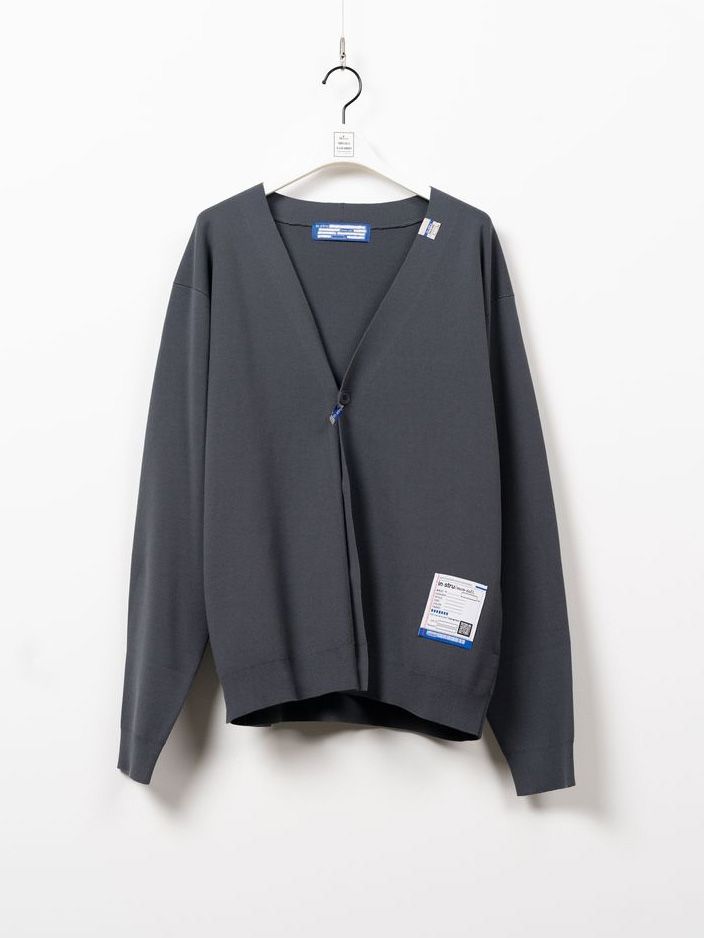 ミランリブカーディガン - MILAN RIB CARDIGAN （GREY）