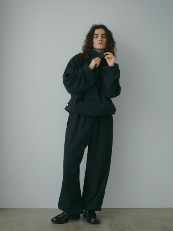 ドロストヘムエコフリースハーフジッププルオーバー - NAVY