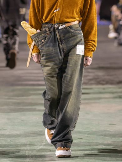 Maison MIHARA YASUHIRO レイヤード トラックパンツ | グレー