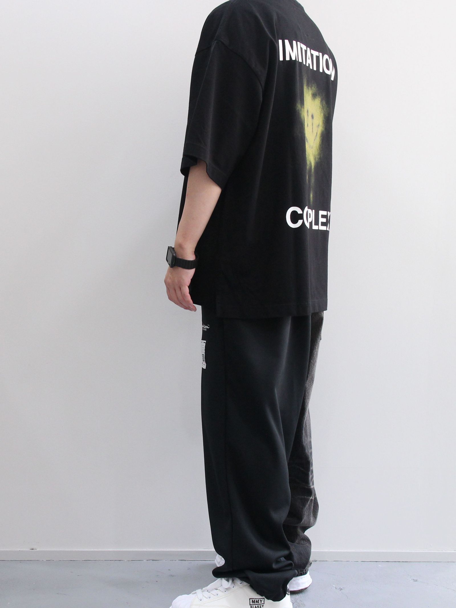 ★MIHARAYASUHIRO★スマイル フェイス プリント Tシャツ Maison MIHARA YASUHIRO - スマイルフェイス プリント ティー