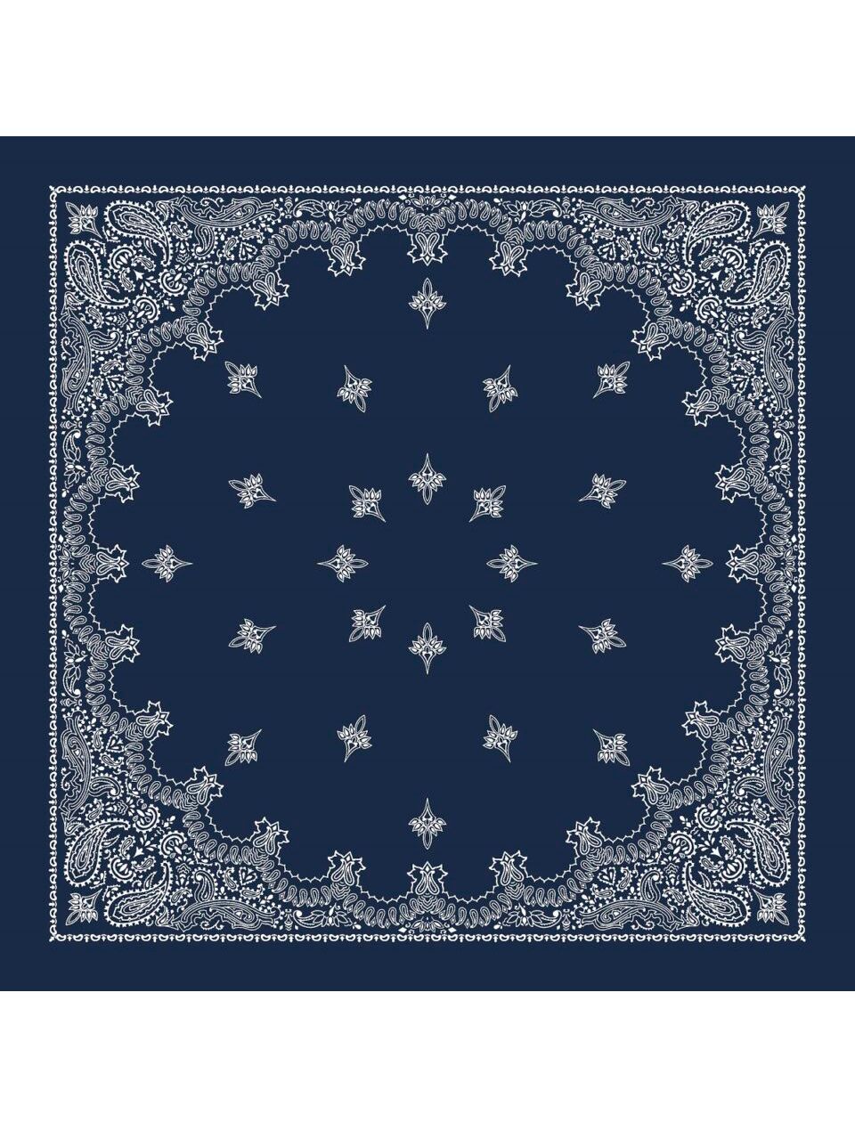 【Judy】バンダナ / スカーフ （NAVY） 90×90cm