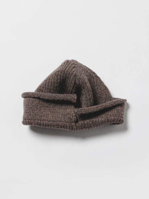 ビーニー / ニットキャップ (BROWNGRAY)