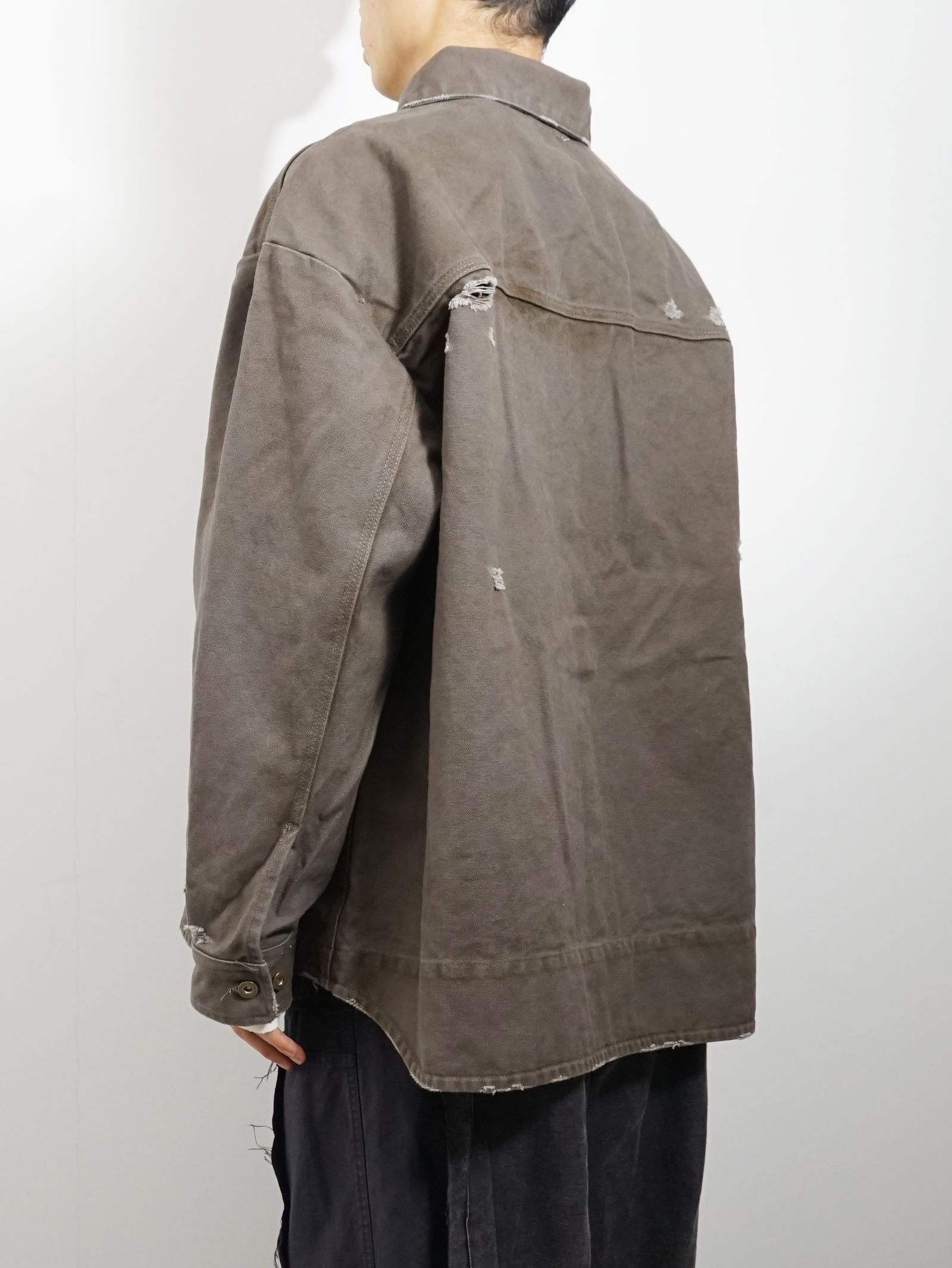 BORO DUCK JACKET - ボロダックジャケット - GREY