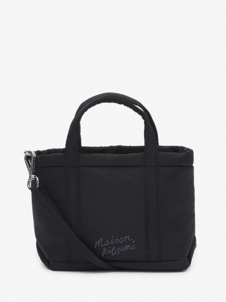 パファーナイロン ミニ トートバッグ - FOX HEAD PUFFER MINI TOTE 【ユニセックス】