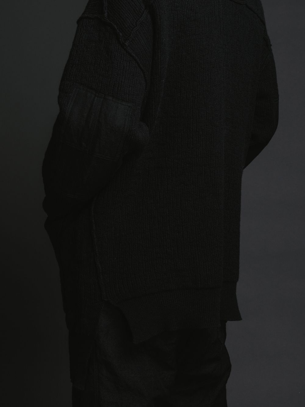The Viridi-anne - 綿カシミヤ ニットブルゾン - high neck zip The Viridi-anne - 綿カシミヤ ニットブルゾン - high neck zip