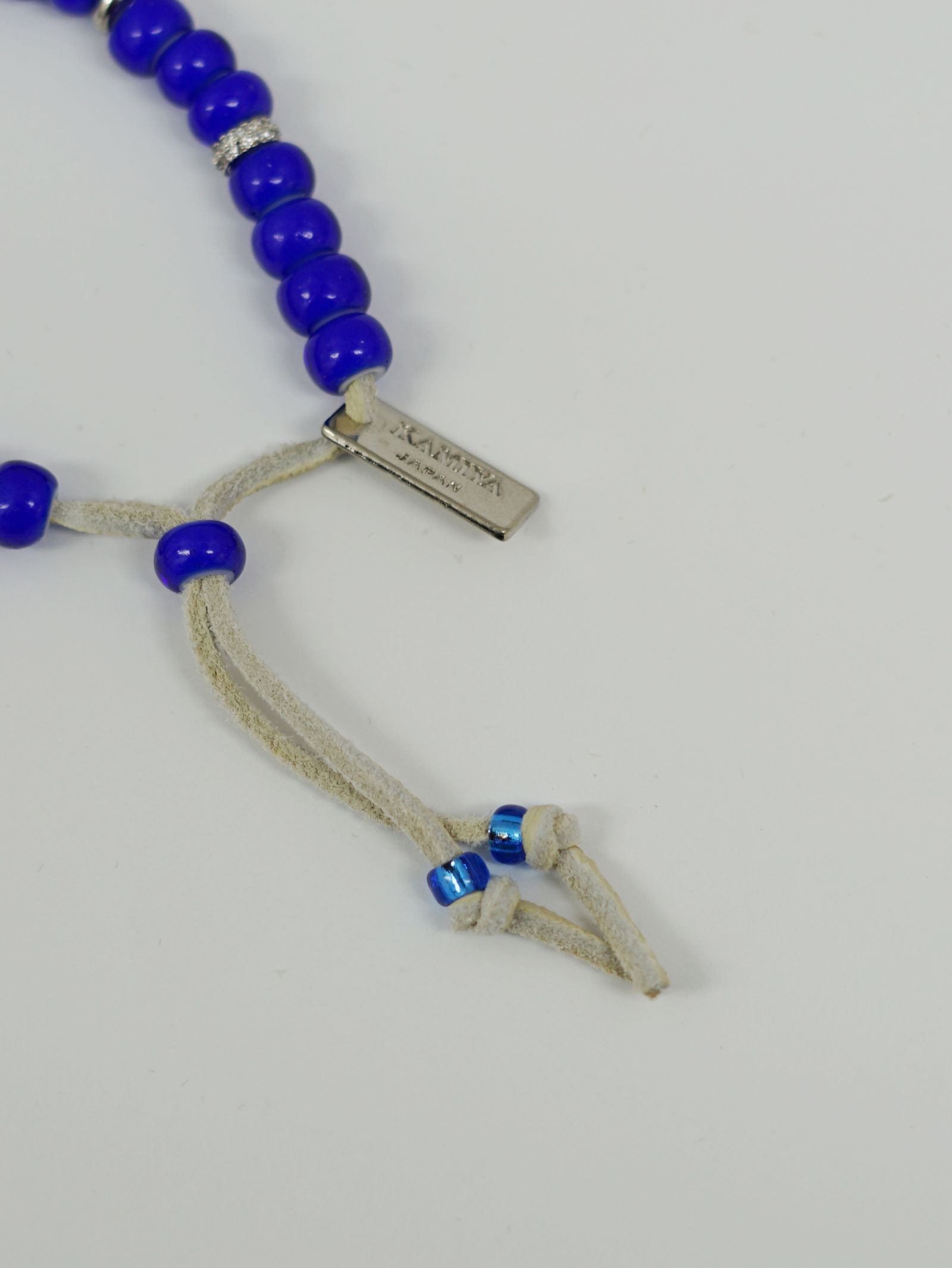 ”KMY ”BEADED BRACELET- ビーズブレスレット - BLUE
