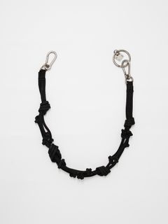 【CRD0】 キーホルダー / ウォレットコード │ KEY CHAIN  GROPPONE FULL GRAIN (BLACK)