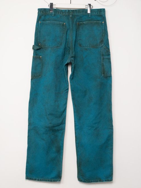 パンツ KAMIYA Boro Painter Pants M BLUE KAMIYA - ボロペインターパンツ - BORO PAINTER PANTS - BLUE