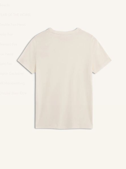 ダブル フォックスヘッド コンフォート Tシャツ ( latte)