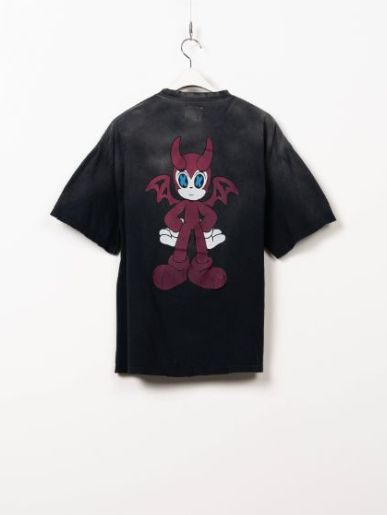 バケネコ ポケット ティー - BAKENEKO POCKET TEE (BLACK)