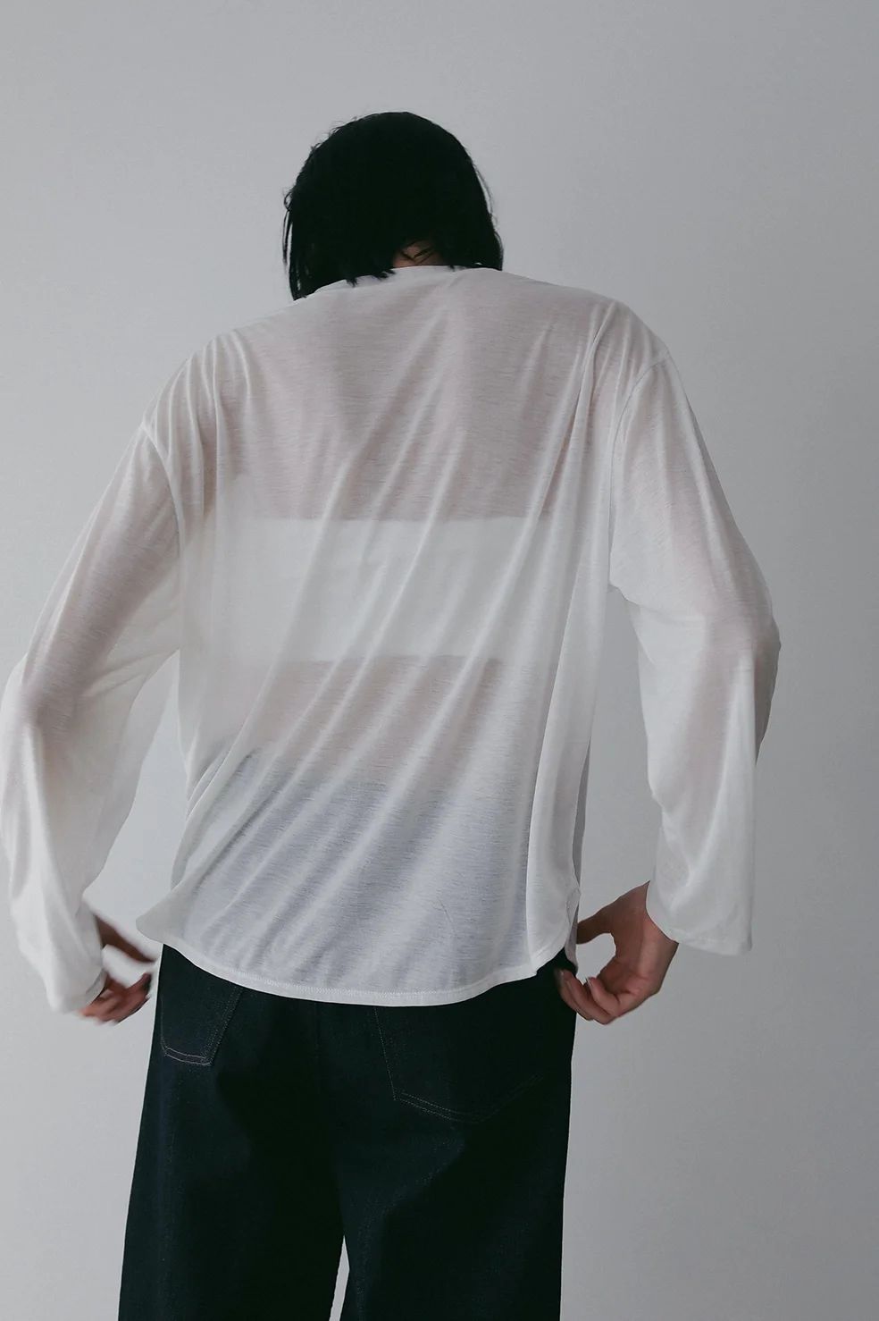 【2枚セット】ベーシックT / ロンT - 2TYPE LOGO PACK T-SHIRT WHITE