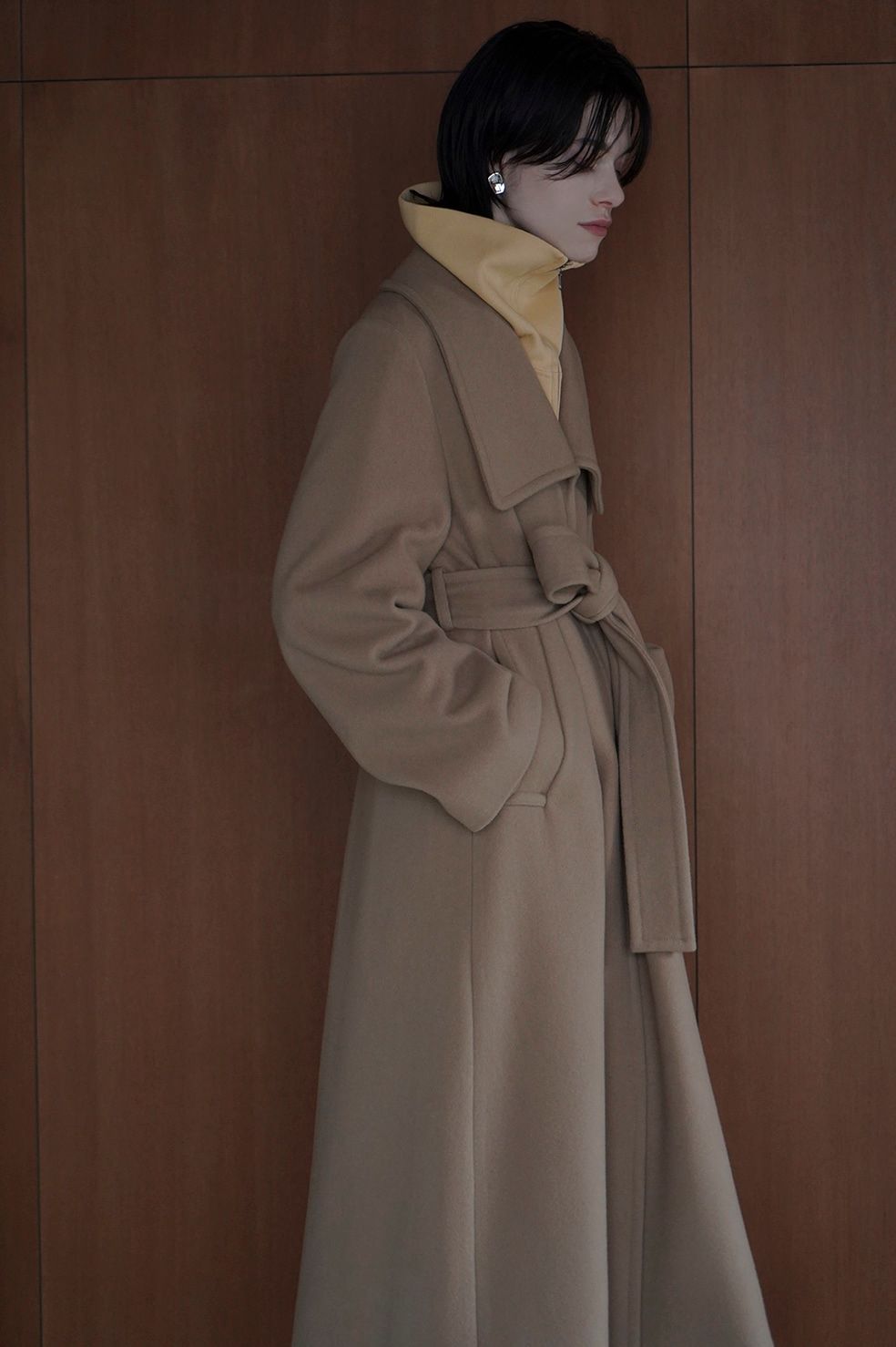 clane LADY MAXI GOWN COAT レディーマキシガウンコート-